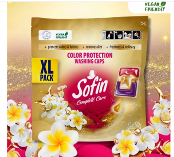 Sofin Kapsułki do Prania Kolorowych Tkanin Color Ochrona Kolorów XL 42 szt