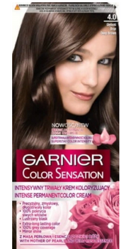 Garnier Color Sensation Farba do włosów 4.0 Głęboki Brąz