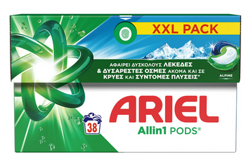 Ariel All In 1 Alpine Kapsułki do prania 38 szt