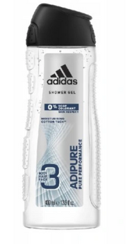 Adidas Adipure 3 w 1 Żel pod prysznic dla mężczyzn 400 ml