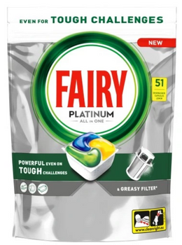 Fairy Platinium Lemon Kapsułki do zmywarki 51 szt