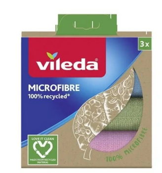 Vileda Ściereczka Mikrofibra 100% Recycled 3 szt