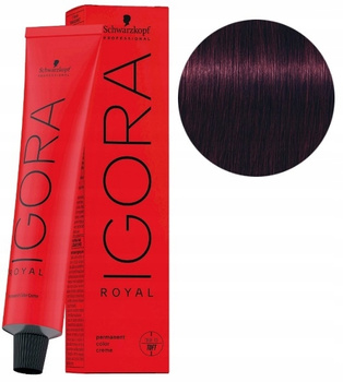 Schwarzkopf Farba Igora Royal 60ml  4-99 średni brąz fioletowy ekstra