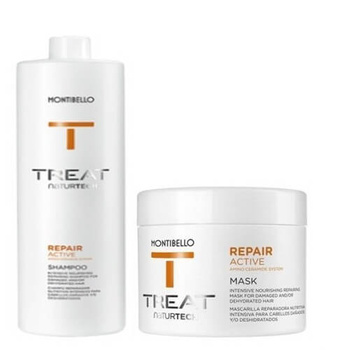 Montibello Repair Active Szampon 1000ml + Maska 500ml