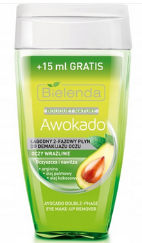 Bielenda Płyn 2-fazowy Awokado do skutecznego usuwania makijażu oczu 140 ml