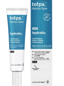 Tołpa Dermo Face Hydrativ Hialuronowy Nawilżający do Twarzy Noc 40 ml
