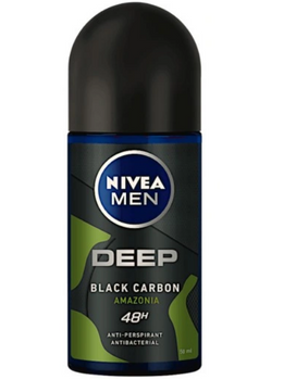 Nivea Antyperspirant Roll-On Men Deep Black Carbon Amazonia 50 ml