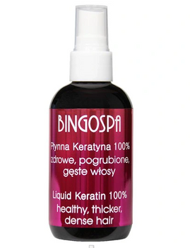 BingoSpa Płynna keratyna 100% Zdrowe i pogrubione włosy 100ml