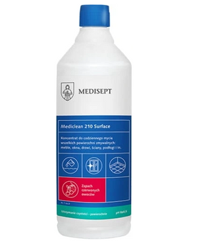 Medisept Mediclean 210 Surface Czerwone Owoce koncentrat do mycia powierzchni 1 L