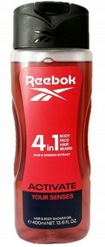 Reebok Activate Your Senses Żel pod prysznic 4w1 400 ml
