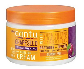 Cantu Grapeseed Krem Wzmacniający Loki Fale 340g