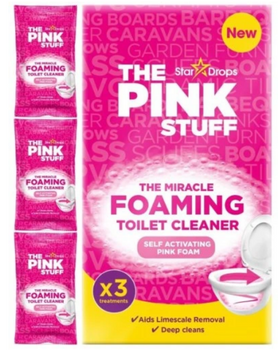 Pink Stuff Pieniący Proszek Czyszczący Do WC 3x100 g