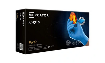 Mercator Go Grip Blue Rękawiczki jednorazowe nitrylowe XXL 50 szt.Niebieskie