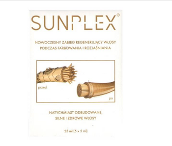 Sunplex - Kuracja regenerująca włosy 5 x 5 ml