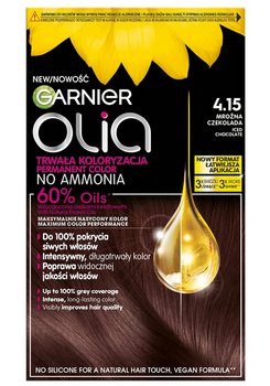 Garnier Olia Farba do włosów 4.15 Mroźna Czekolada