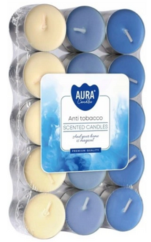 Bispol Podgrzewacze zapachowe typu "Tealight" 30 szt  Antytabak