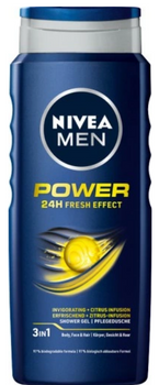 Nivea Men Power Fresh Żel pod prysznic 500 ml