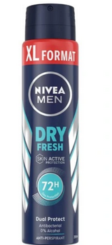 Nivea Men Dry Fresh Antyperspirant w Sprayu 250 ml