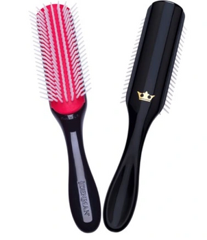 Denman D3 Black With Gold Crown 7 Row Szczotka