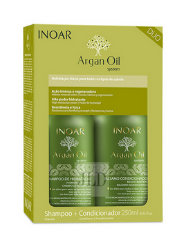Inoar DUO Argan Oil Szampon 250 ml + Odżywka 250 ml