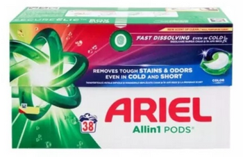ARIEL 3 in 1 Pods Color Kapsułki do prania 38 szt
