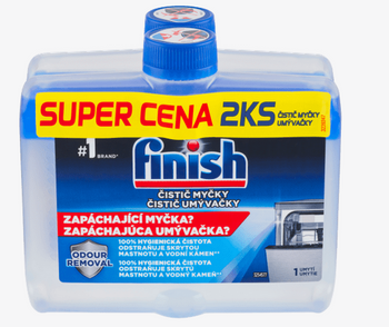 Finish Płyn do czyszczenia zmywarek Duopack 2x 250 ml Regular