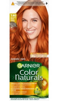 Garnier Color Naturals Creme Farba do włosów 7.40 Miedziany Blond  60 ml