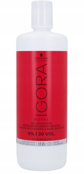 SCHWARZKOPF IGORA OIL DEVELOPER Utleniacz Oksydant 9% 30 vol 1000ml