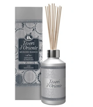 Tesori d'Oriente Dyfuzor z patyczkami 200 ml MUSCHIO BIANCO