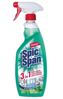 Spic Span Białe piżmo i Zielona herbata Płyn do mycia szyb 3w1 500 ml