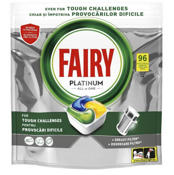 Fairy Platinum Lemon Kapsułki do zmywarki 96 tabletek