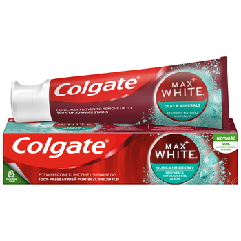 Colgate Pasta do zębów Max White Clay & Minerals 75ml