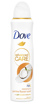 Dove Women Coconut & Jasmine Flower 72H Antyperspirant Spray 150 ml
