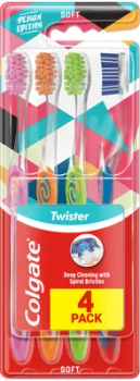 Colgate Twister Szczoteczka do zębów soft 4 sztuki