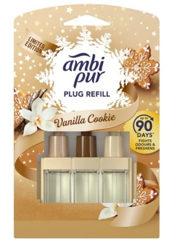 Ambi Pur 3Volution Electric Odświeżacz Powietrza Waniliowe Ciasteczko Zapas