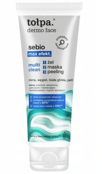 TOŁPA Dermo Face Sebio Żel Peeling Maska 100 ml