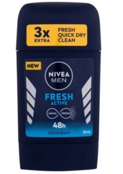 Nivea Men Fresh Active Antyperspirant w sztyfcie dla mężczyzn 50 ml