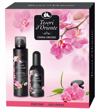 Tesori d'Oriente Zestaw prezentowy China Orchid  Perfumy + Dezodorant