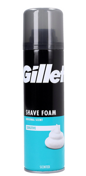 Gillette Classic Pianka do golenia Zielona 200 ml
