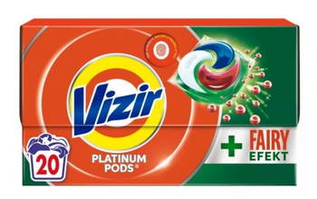 Vizir Platinum PODS + Fairy Effect Kapsułki do prania 20 szt