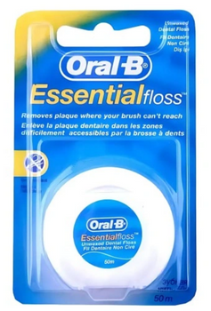 Oral-B Essential Floss woskowana nić dentystyczna 50 m Regular