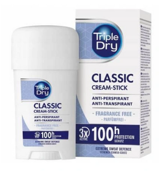 Triple Dry Classic Antyperspirant w sztyfcie na potliwość  45 ml