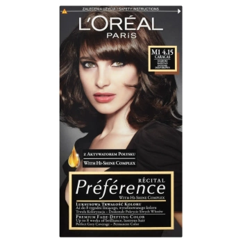 L'Oreal Paris Recital Farba do włosów Głęboki Kasztan M1 4.15 Caracas