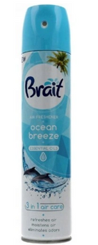 Brait Odświeżacz Powietrza Aerozol 3w1 Ocean Breeze 300 ml