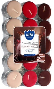 Bispol Podgrzewacze zapachowe typu "Tealight" 30 szt  Czekolada-Wiśnia