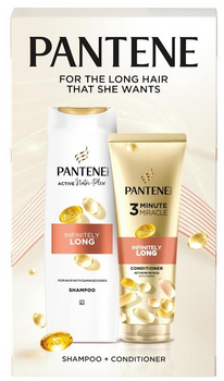 Pantene Infinitely Long Zestaw Szampon 400 ml + Odżywka 220 ml