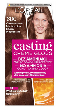 L'Oreal Paris Casting Creme Gloss Farba do włosów 680 Czekoladowe Mochaccino