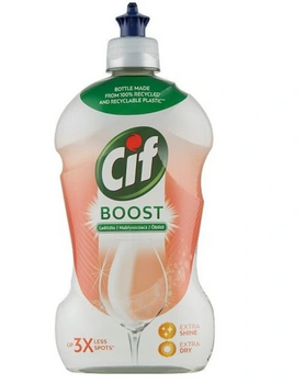 Cif Boost Płyn nabłyszczający do zmywarki 450 ml