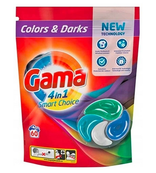 Gama Kapsułki do prania Color & Darks 60 szt