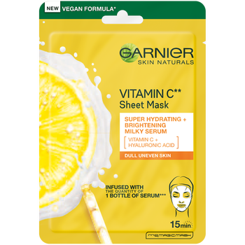 Garnier Skin Naturals rozświetlająca Maska w płacie z witaminą C do twarzy 28 g